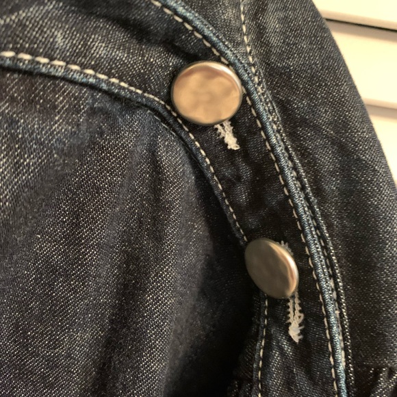 Rachel Comey Denim Button Top - Small /Medium - Picture 2 of 9